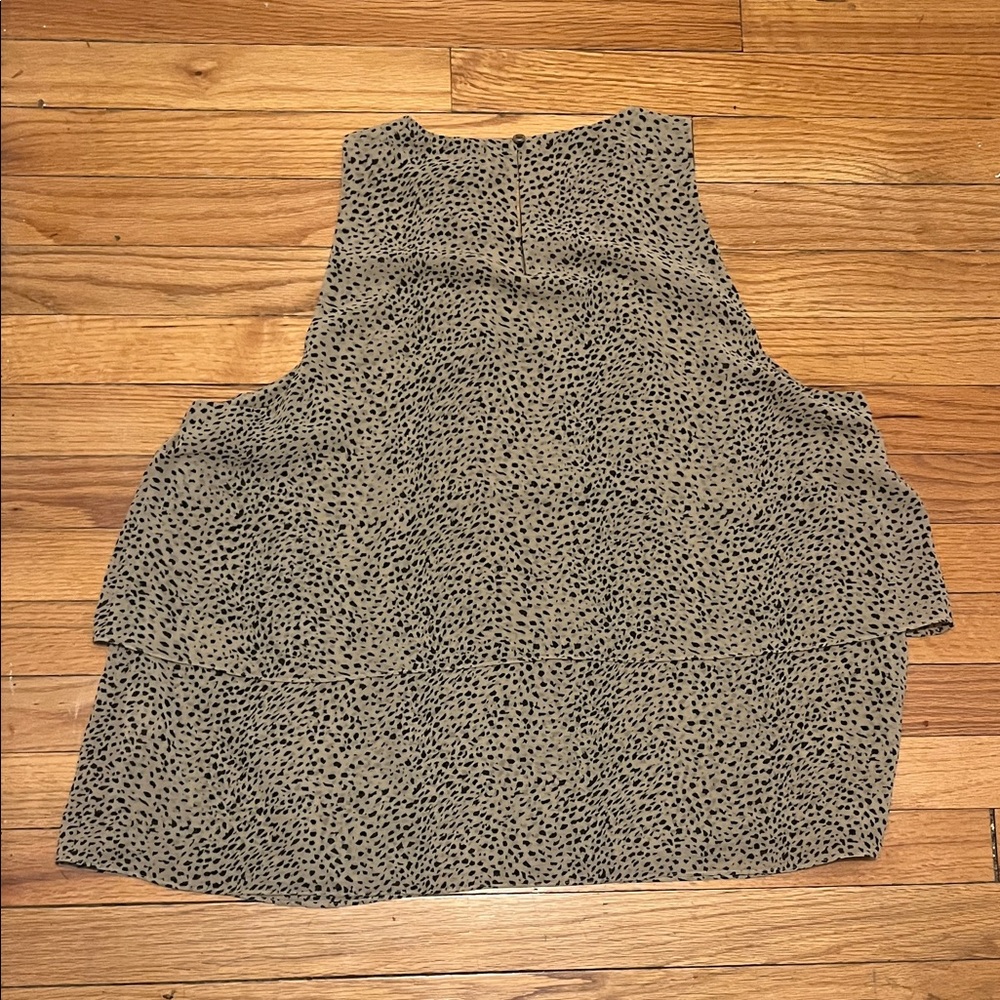 H by Halston Beige Patterned Blouse - Picture 5 of 6